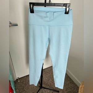 Baby blue BuffBunny Laser cut out leggings